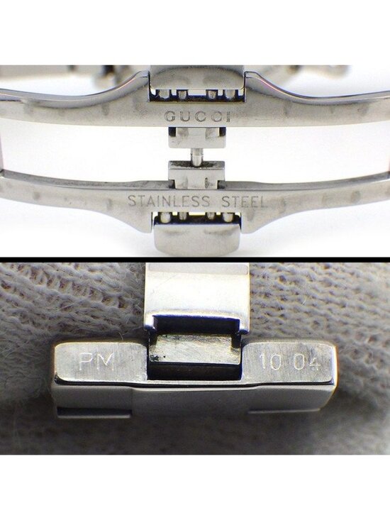 Gucci Watch Round Silver Dial SS Quartz Analog main image 9